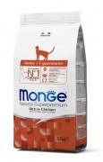 МОНЖ SUPERPREMIUM CAT Senior сухой корм для пожилых кошек c Курицей