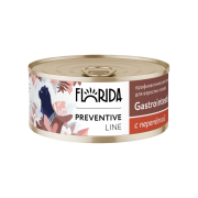 ФЛОРИДА (FLORIDA) Диета Gastrointestinal консервы для кошек при расстройствах пищеварения с перепелкой 100г