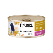 ФЛОРИДА (FLORIDA) Диета Urinary консервы для кошек профилактика МКБ утка 100г