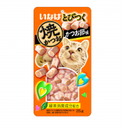 ИНАБА INABA Лакомство запеченое для кошек бочонки двухслойные со вкусом кацуобуси (25 г)