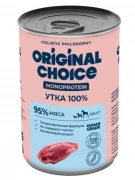 Оригинал Чойс (Original Choice) MONOPROTEIN консервы для собак утка 100%