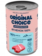 Оригинал Чойс (Original Choice) MONOPROTEIN консервы для собак ягненок 100%