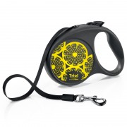 ТРИОЛ Поводок-рулетка Поводок-рулетка для собак Flexi Joy Lemon L 5м до 50кг, лента
