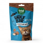 ТРИОЛ Лакомство для кошек "Мини-подушечки с начинкой из тунца", 30г, серия SNACK BAR