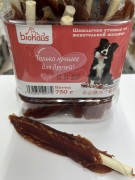 БИОХАУС Лакомство для Собак Шашлычки утиные на жевательной шпажке 1ШТ