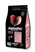 АЛЬФАПЕТ Superpremium сухой корм для кошек от 7 лет с кроликом и уткой