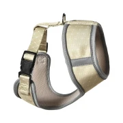 ФОКСИ (FOXIE) Шлейка для собак Beige S (обхват шеи 28см, обхват груди 34-45см) бежевая 