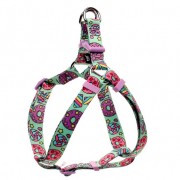 ТРИОЛ Шлейка нейлоновая "Пончики" L, бирюзовая,25*650-990мм