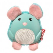 ТРИОЛ ГИГВИ Игрушка мягкая для щенков "Мышонок с тренажёром для зубов и пищалкой", 80мм