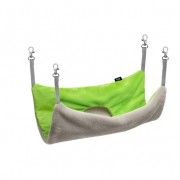 ТРИОЛ Гамак для мелких животных двойной с отверстием "Клевер", 410*310мм