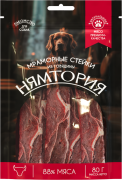 НЯМТОРИЯ Лакомство для Собак Мраморные стейки из говядины 80г