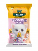 ТИТБИТ Вкусный микс 3 вида лакомств для кошек мусс и коктейли 45г