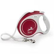 ФЛЕКСИ FLEXI Рулетка Comfort Plus L Лента 8 м для собак до 50 кг винный