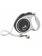 ФЛЕКСИ FLEXI Рулетка Comfort Plus S Лента 5 м для собак до 15 кг антрацит
