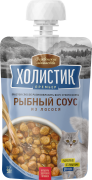 ДЕРЕВЕНСКИЕ ЛАКОМСТВА Холистик Премьер рыбный соус для кошек из лосося 90г