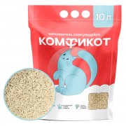 КОМФИКОТ Наполнитель тофу комкующийся без аромата