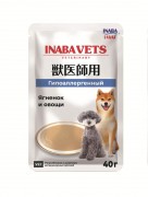 ИНАБА INABA VETS Пауч для Собак Гипоаллергенный Ягненок и овощи 40г