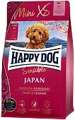 ХЭППИ ДОГ Supreme Mini XS Japan сухой корм для взрослых собак мелких пород с чувствительным пищеварением с Курицей и рыбой