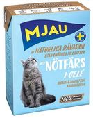 MJAU (МЯУ) консервы для кошек мясные кусочки в желе с Говяжьим фаршем