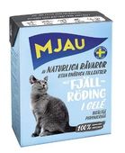 MJAU (МЯУ) консервы для кошек мясные кусочки в желе с Арктическим лососем