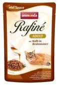 АНИМОНДА Rafine Adult Cat пауч для взрослых кошек с Телятиной в жареном соусе
