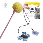 ГИГВИ GIGWI Игрушка для кошек CAT TOYS Дразнилка на стеке с погремушкой 45 см (арт. 75266)