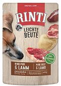 РИНТИ Rinti Leichte Beute пауч для собак c Говядиной и ягненком