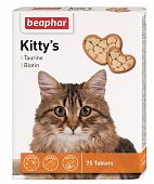 БЕАФАР Kitty's Taurine-Biotine Кормовая добавка с биотином и таурином для кошек