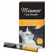 МИАМОР Лакомство для кошек Miamor Cream Multi-Vitamin Крем с мультивитаминами