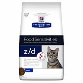 ХИЛЛС Prescription Diet Z/D Low сухой диетический корм для взрослых кошек при пищевой аллергии
