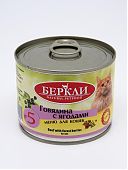 БЕРКЛИ Berkley консервы для кошек всех стадий жизни Говядина с лесными ягодами № 5