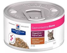 ХИЛЛС Prescription Diet Gastrointestinal Biome консервированный диетический корм для кошек при расстройствах пищеварения Рагу с Курицей и Овощами