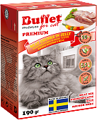 БАФФЕТ (BUFFET) консервы для кошек Мясной микс в желе