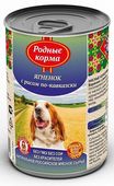 РОДНЫЕ КОРМА консервы для собак Ягнёнок с рисом по-Кавказски