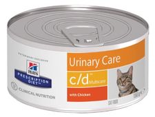 ХИЛЛС Prescription Diet C/D консервированный диетический корм для кошек для профилактики МКБ