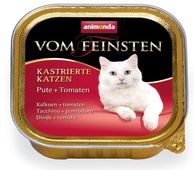 АНИМОНДА Vom Feinsten Castrated Cats консервы для стерилизованных кошек Индейка с томатами
