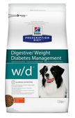 ХИЛЛС Prescription Diet W/D сухой диетический корм для собак при сахарном диабете и для поддержания веса с Курицей