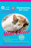 МИМИ ЛИТТЕР Наполнитель для кошачьего туалета силикагелевый Для кошек 3,6 л * 1,8 кг