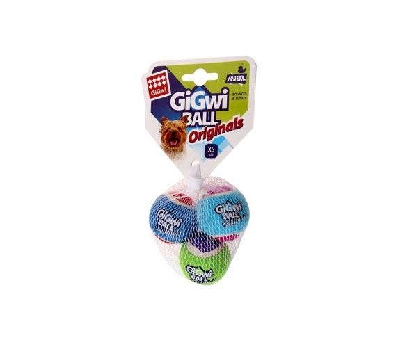 ГИГВИ GIGWI Игрушка для собак G-BALL Originals 3 Мяча с пищалкой 4 см (арт.75340)