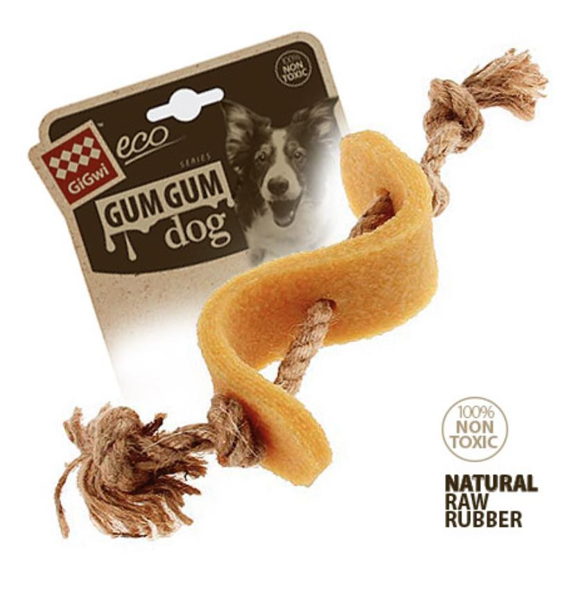 ГИГВИ GIGWI Игрушка для собак GUM GUM DOG Доллар жевательный 13,5 см (арт.75344)