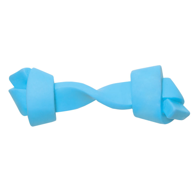 ТРИОЛ Игрушка для щенков из термопластической резины PUPPY Кость узловая голубая 135мм (арт. 12191177)