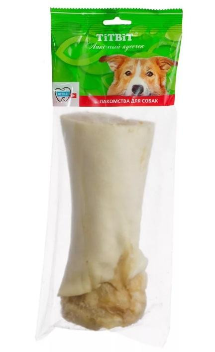 ТИТБИТ Лакомство для собак Голень говяжья (мягкая упаковка)