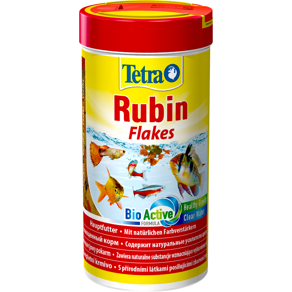 ТЕТРА Tetra Rubin Flakes Корм для всех видов декоративных рыб для усиления цвета (хлопья)