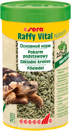 СЕРА SERA Raffy Vital Nature Корм для сухопутных черепах и всех других травоядных рептилий