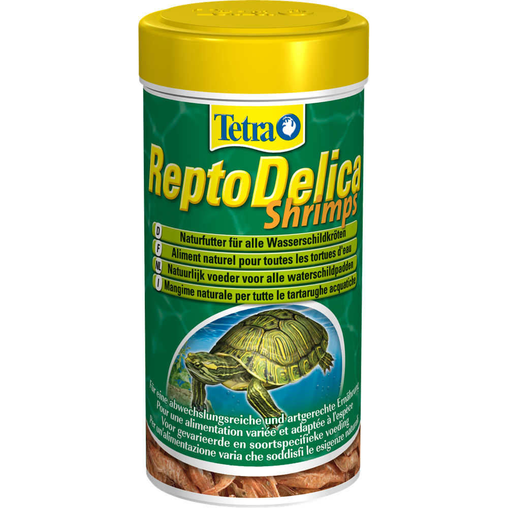 ТЕТРА Tetra ReptoDelica Shrimps Натуральное лакомство для водных черепах Креветки
