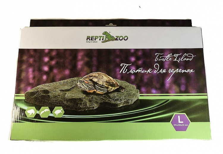 R0377 Плотик Repti Zoo для черепах 390*235*35мм