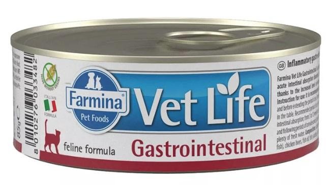 ФАРМИНА Vet Life Cat Gastrointestinal консервы для взрослых кошек с нарушениями пищеварения