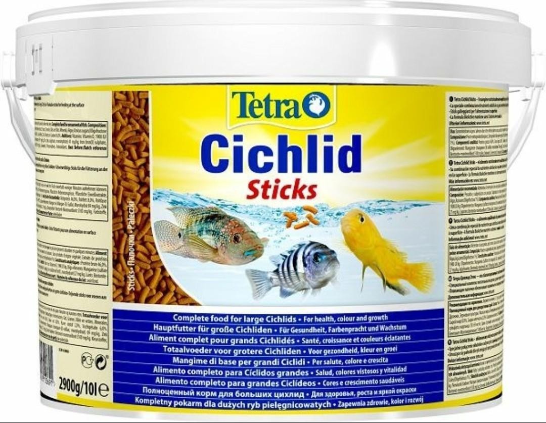 ТЕТРА Tetra Cichlid Sticks Корм для всех видов цихлид и других крупных декоративных рыб (палочки)