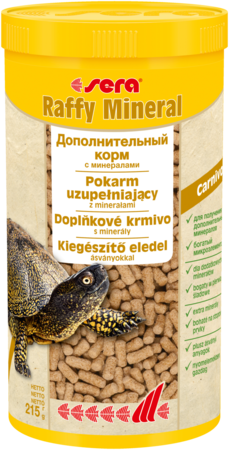 СЕРА SERA Raffy Mineral Дополнительный корм с минералами для водных черепах и других плотоядных рептилий