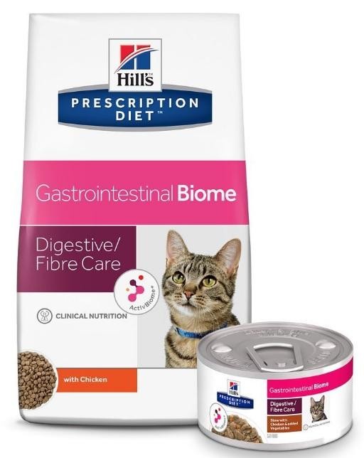 ХИЛЛС Prescription Diet Gastrointestinal Biome сухой диетический корм для кошек при расстройствах пищеварения с Курицей